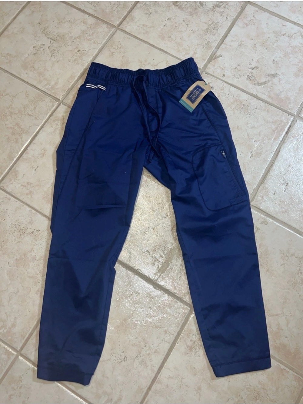 NEW With Tags Men’s Cherokee Workwear Scrubs Navy Blue Pant Size Medium SHORT